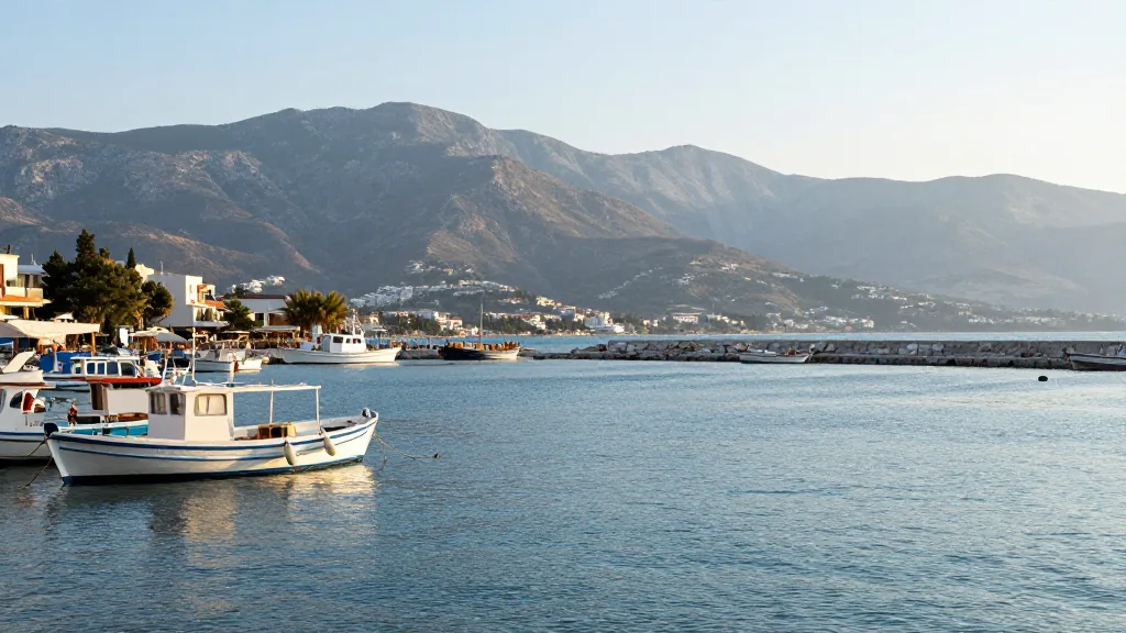 La baie d’Elounda et ses eaux turquoise